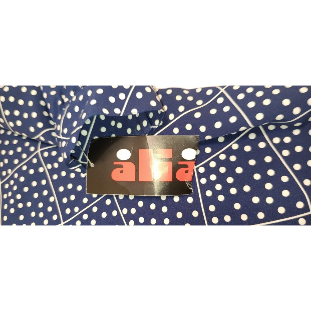 Vintage Alia Womens top shirt blouse 18 Long Sleeve 90s y2k geometric retro - Picture 6 of 8